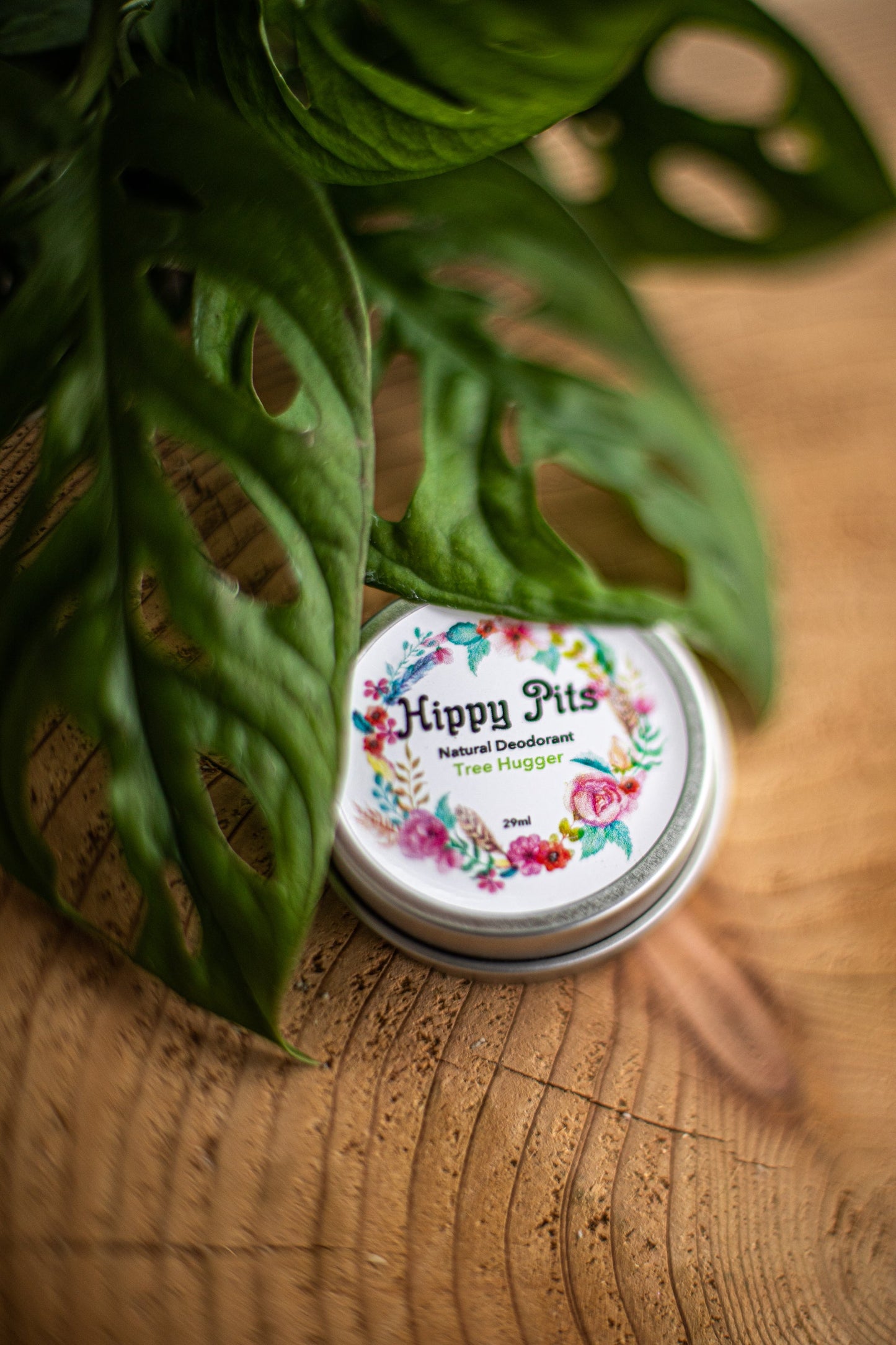 Hippy Pits Vegan Deodorant, Tree Hugger Scent 1 oz tin
