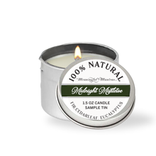 1.5oz Midnight Mistletoe Tin Candle