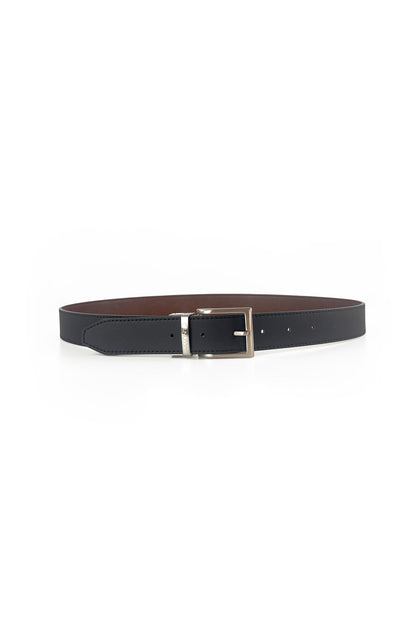 Reverse reversible belt – Black/Hazelnut