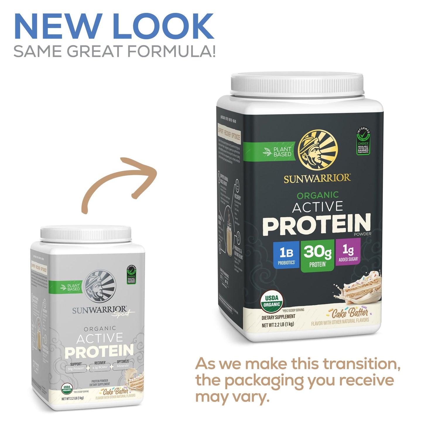 Sunwarrior Sport Active Protein Cake Batter