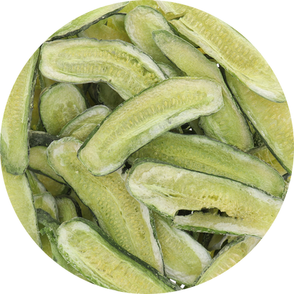 Freeze Dried New Pickle Slices from The Pickle Guys (Minimal Salt)