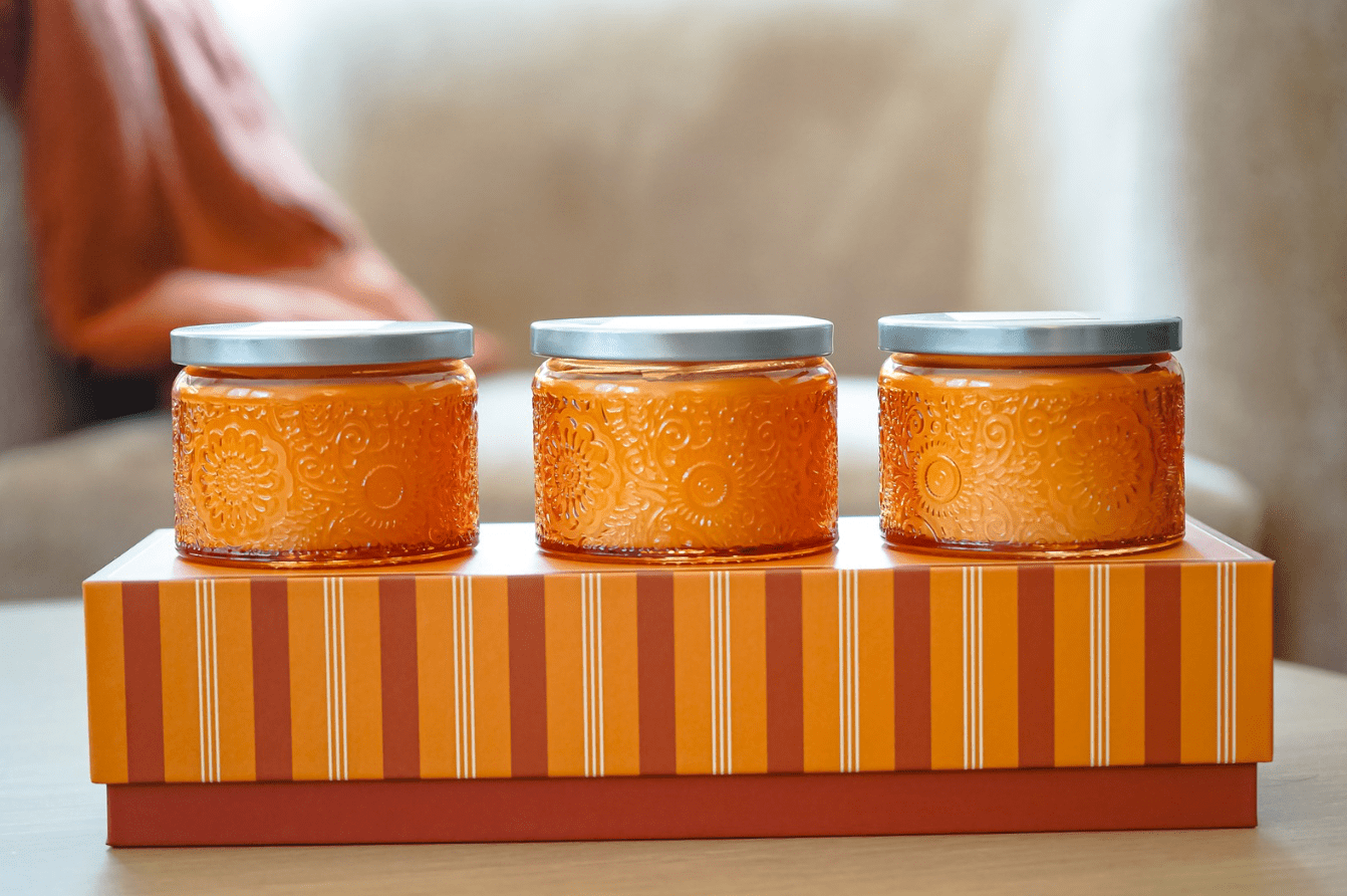 Pumpkin Pie Natural Candle 4oz Ellie Collection - Vegan America
