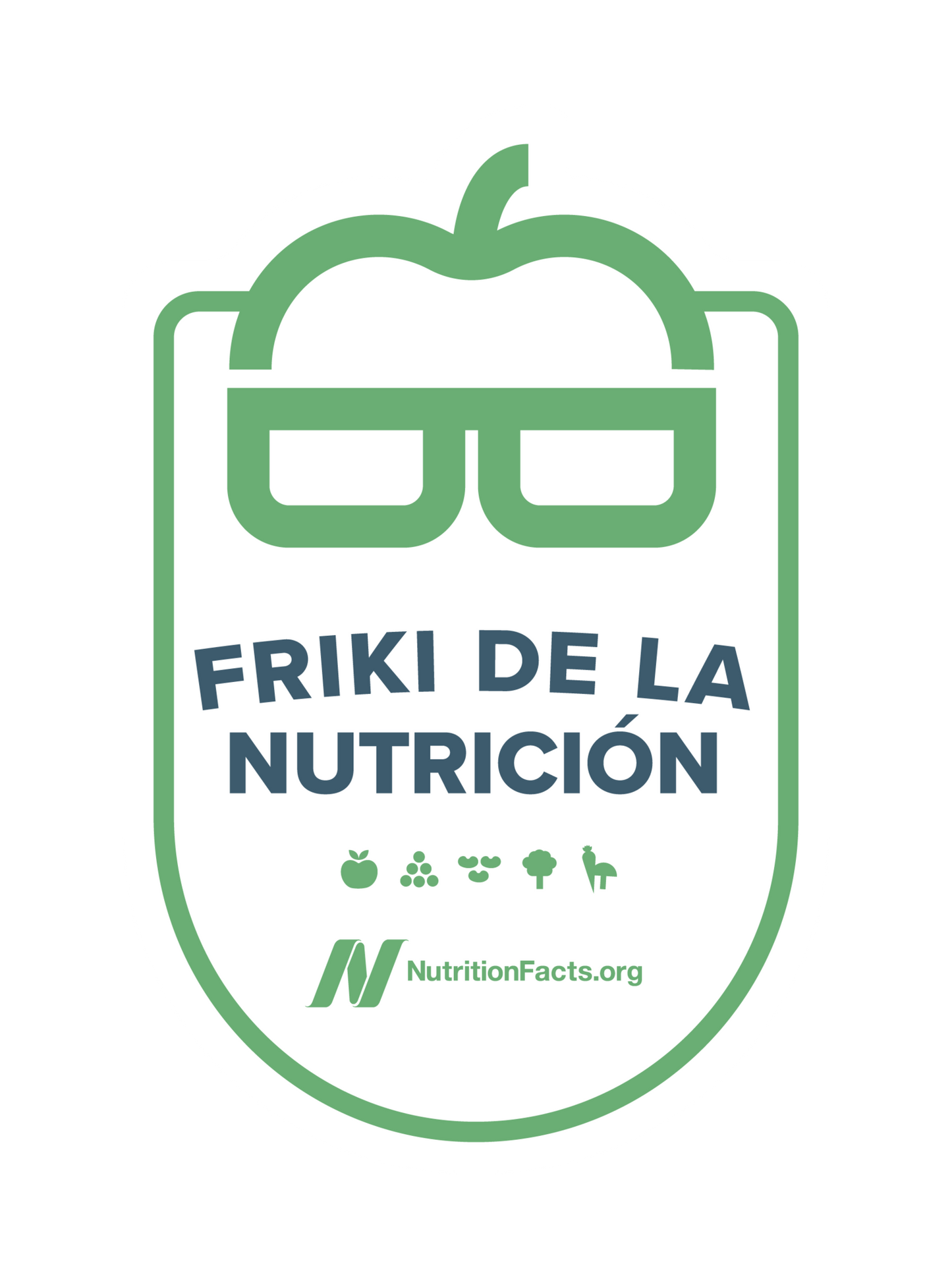 Nutrition Nerd Kiss Cut Sticker (En Español)