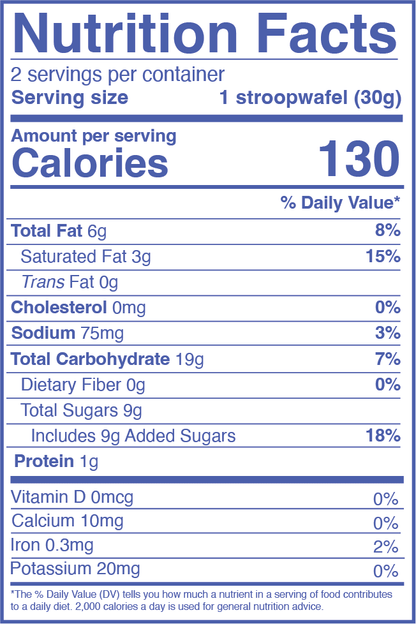 Chai Caramel Plant Based and Organic Stroopwafels (box of 12x 2 - pack - 24 total) - Vegan America