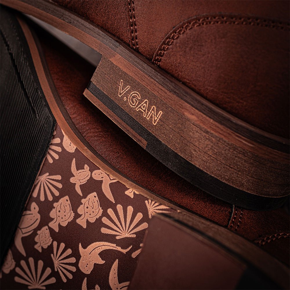 Oatmeal 2 Derby Shoes - Vegan America