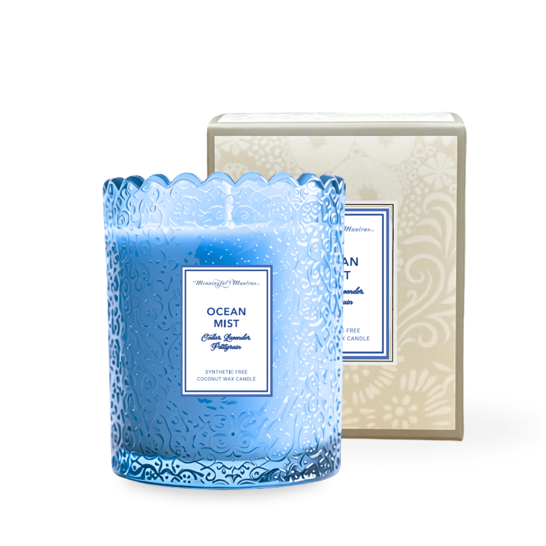 Ocean Mist Natural Candle 8oz Kaia Collection - Vegan America