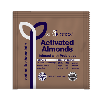 Activated Almonds - Infused with Probiotic - Oat Milk Chocolate - Vegan America