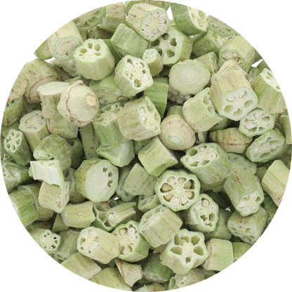 Freeze Dried Sliced Okra
