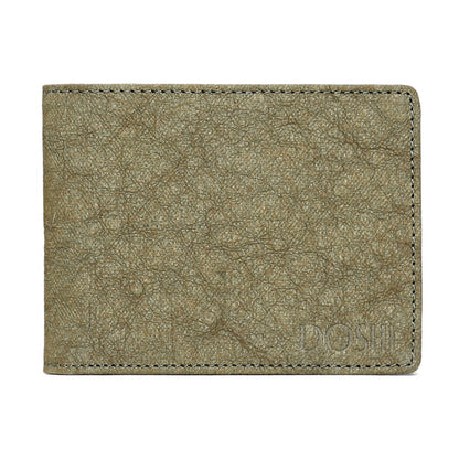 *Founder's Pick* Italian Kraft Paper Slim Sustainable Vegan Wallet w/ ID sleeve