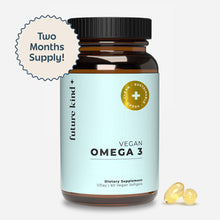 Vegan Omega 3 Supplement - 500mg DHA + EPA Algal Oil