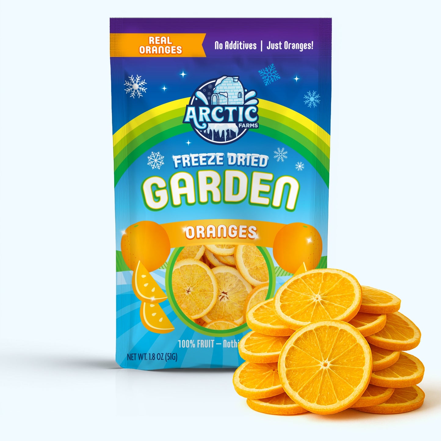 Freeze Dried Orange Slices