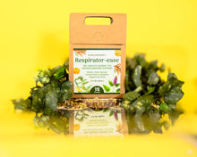 RESPIRATOR-EASE • Pre-bagged herbal tea for Respiratory support with American-grown & organic Mullein, Licorice root, Anise Hyssop, Slippery Elm and Calendula