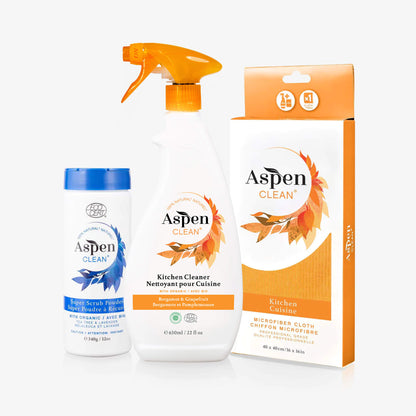 AspenClean Oven and Stove top Cleaner Kit