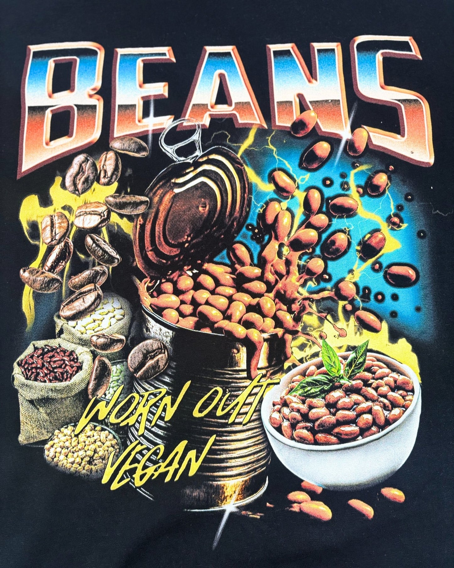 Beans Vintage T-Shirt - Vegan America