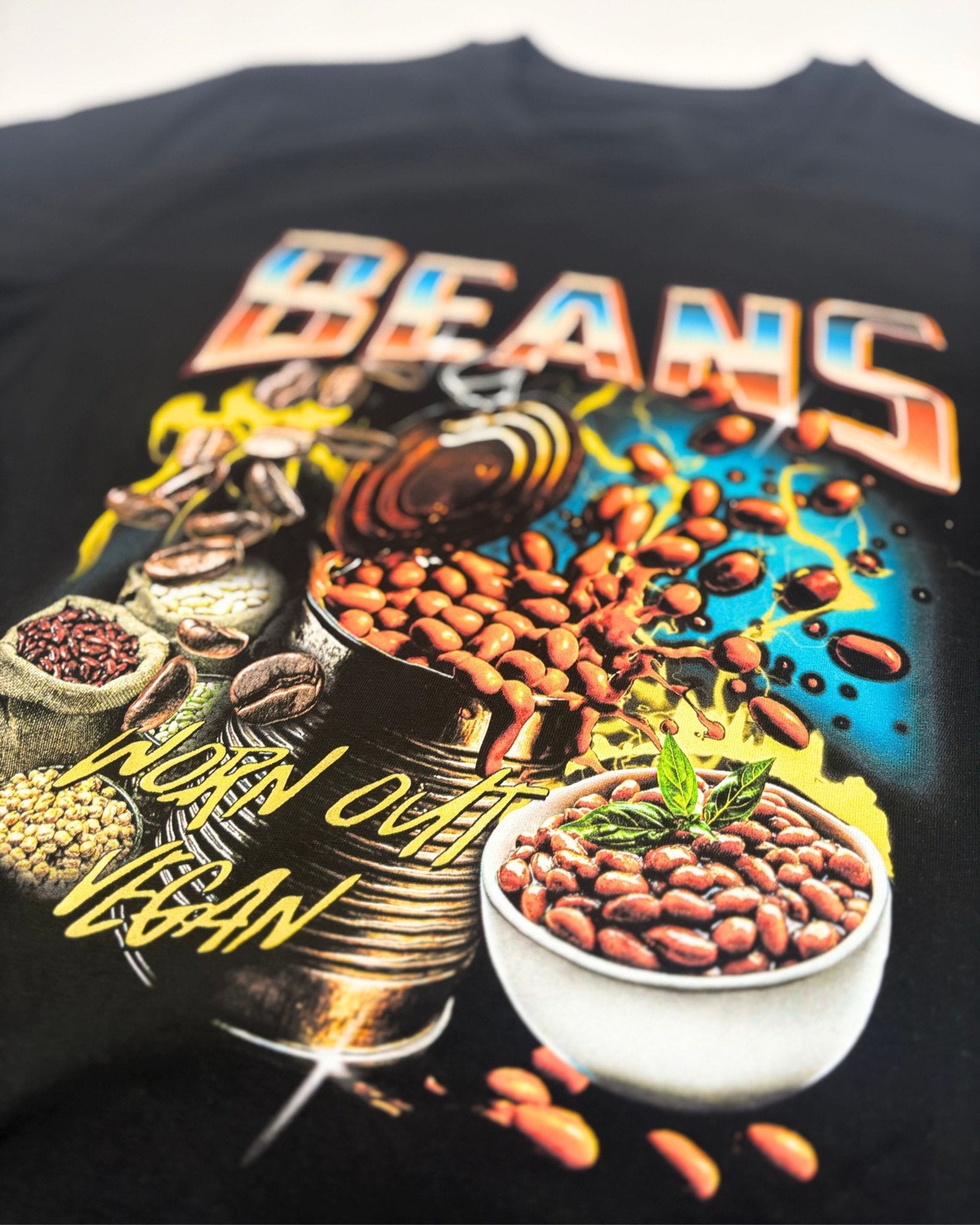 Beans Vintage T-Shirt - Vegan America