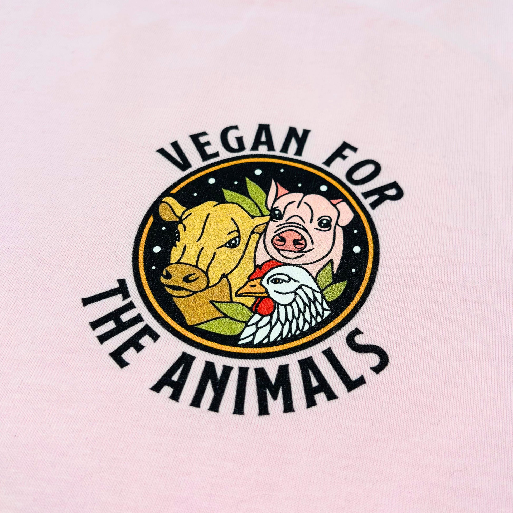 Vegan For The Animals Earthlings T-Shirt - Vegan America