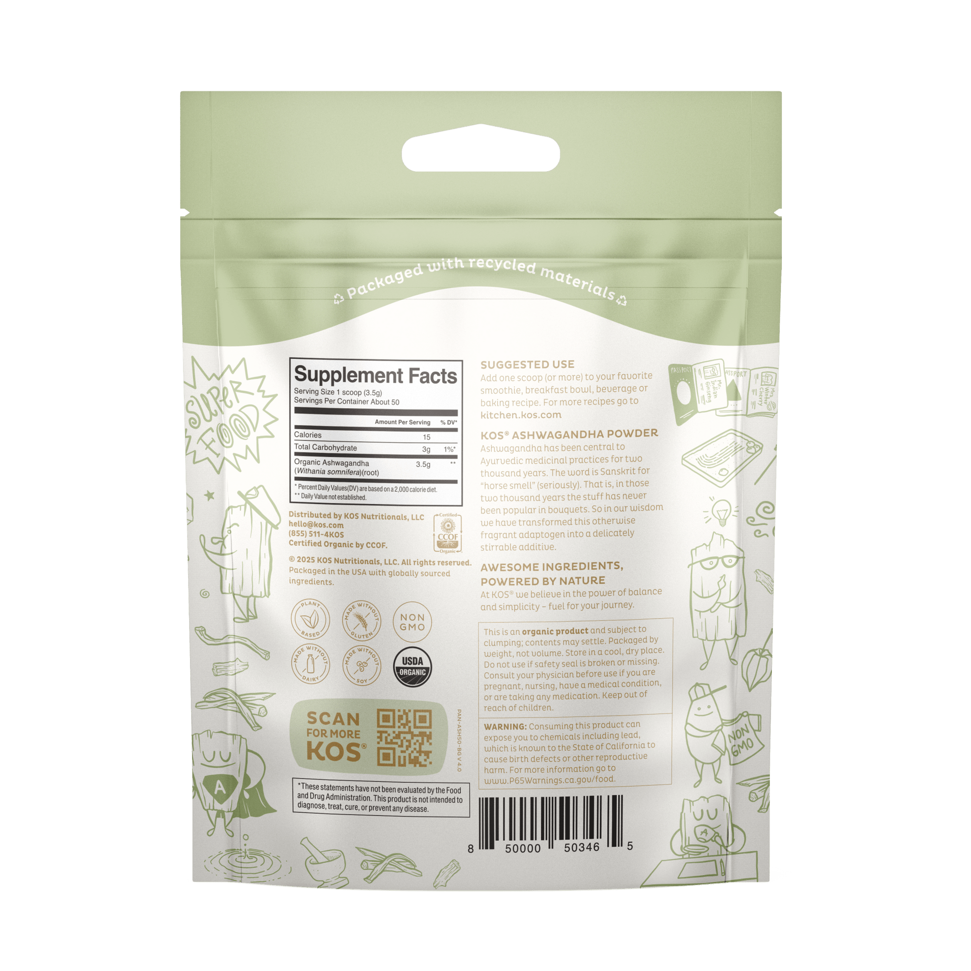 Organic Ashwagandha Powder - Vegan America