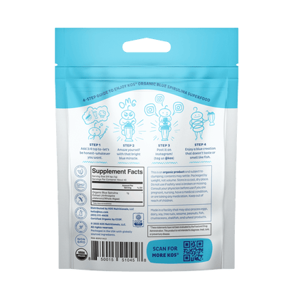 Organic Blue Spirulina Superfood 40 Servings - Vegan America
