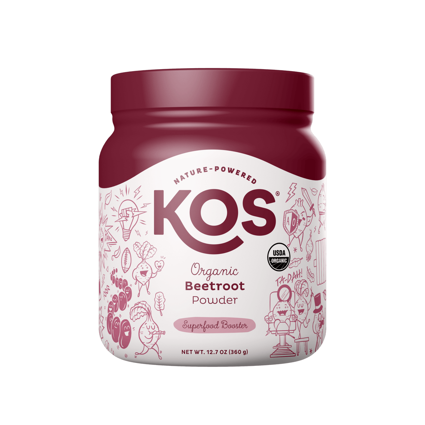 Organic Beet Root Powder, 90 Servings - Vegan America