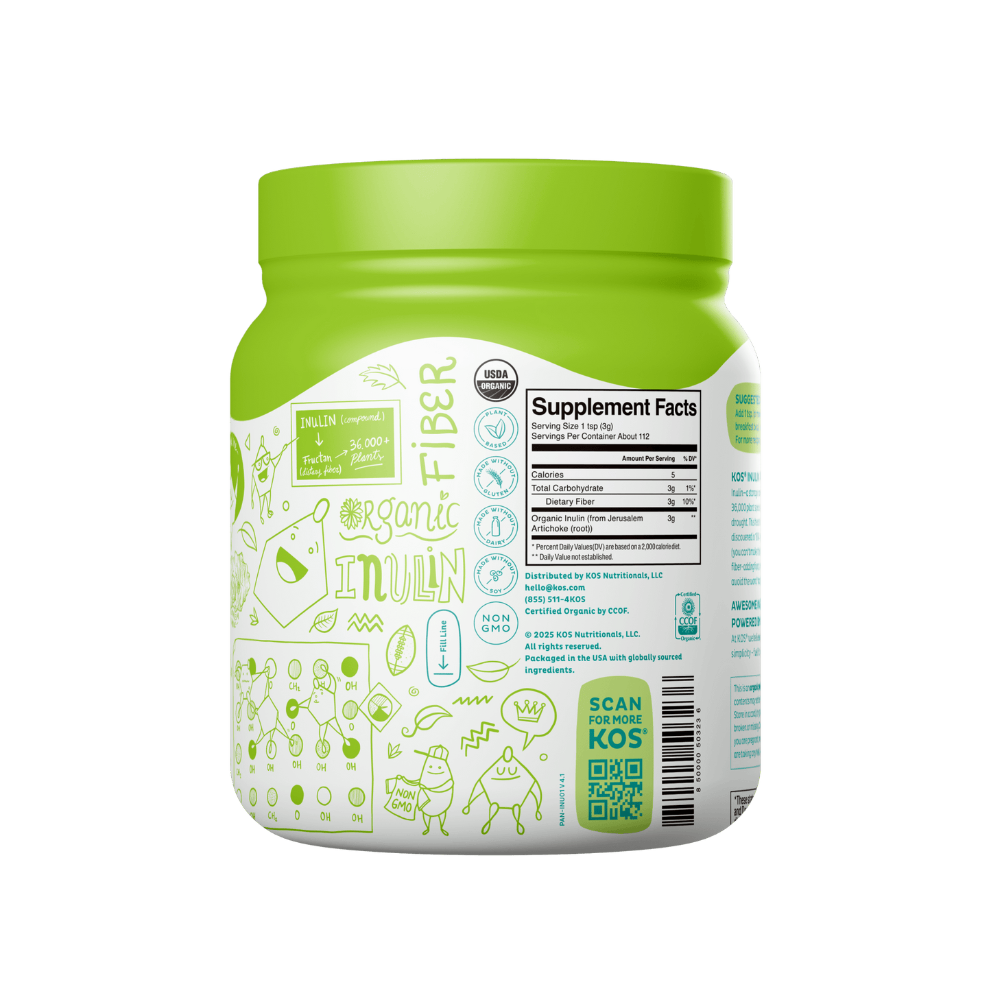 Organic Inulin Powder - Vegan America