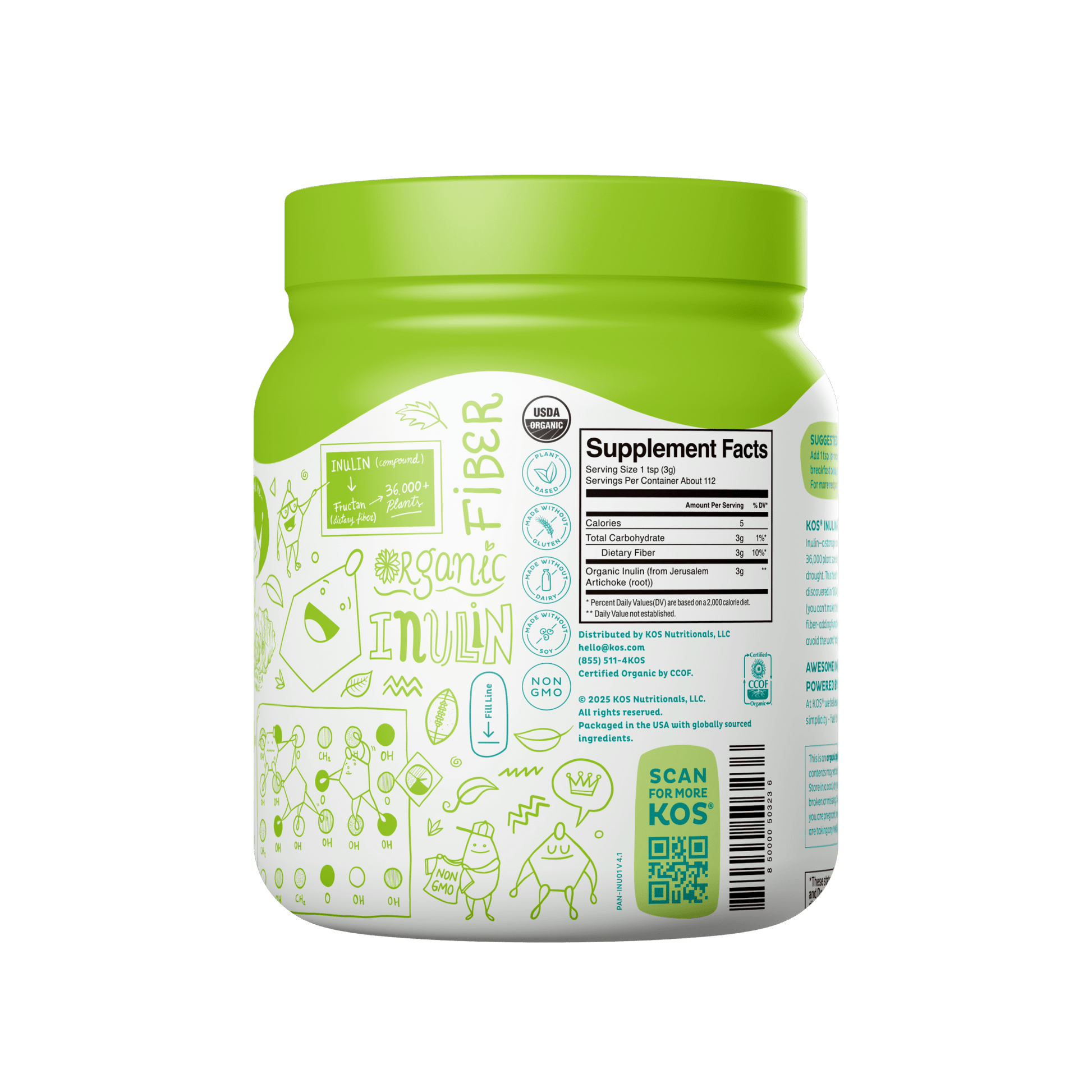 Organic Inulin Powder - Vegan America