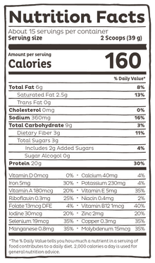 KOS Organic Plant Protein, Chocolate Peanut Butter, 15 Servings - Vegan America