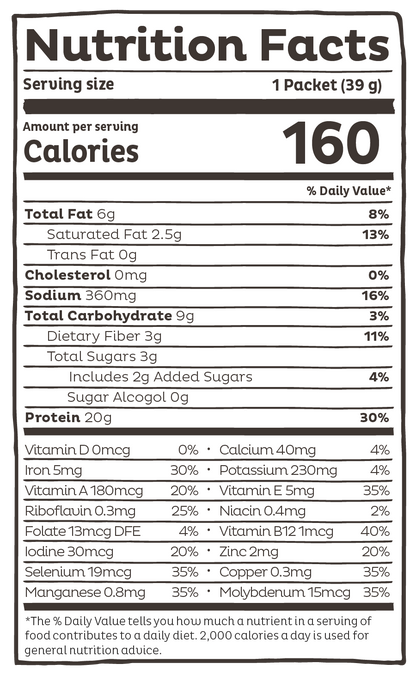 Organic Plant Protein, Chocolate Peanut Butter, Single Serving