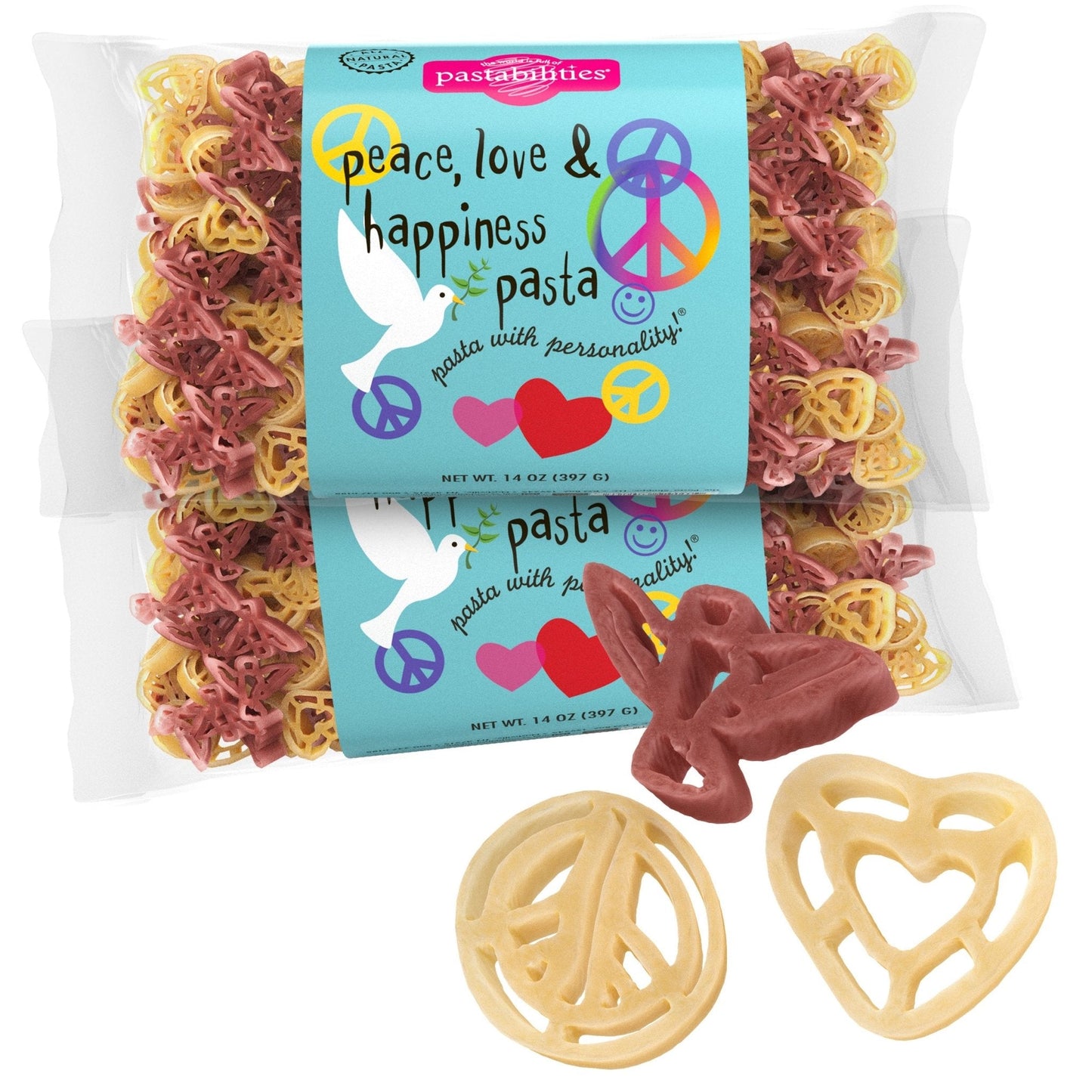 Peace Love & Happiness Pasta