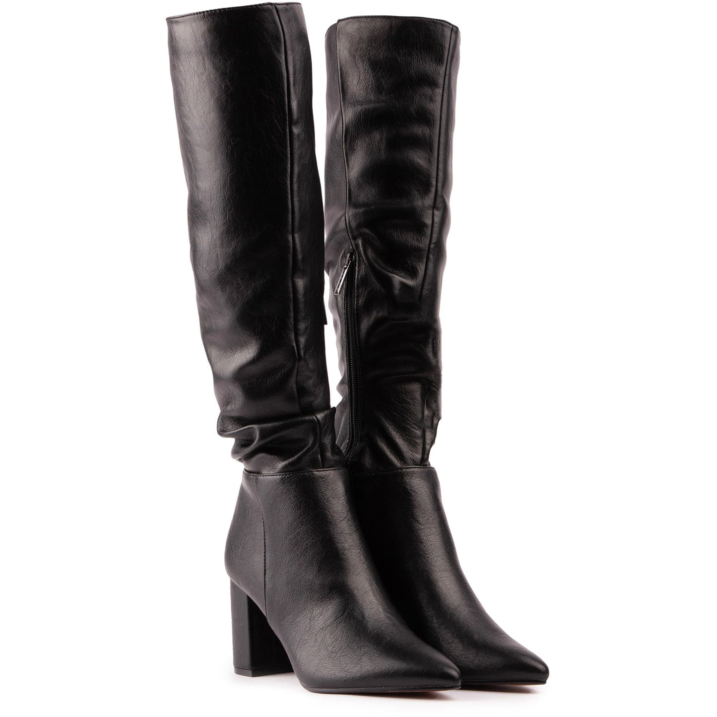 Peach Knee High Boots - Vegan America