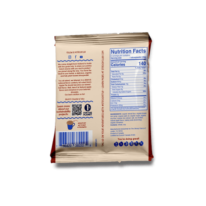 Apple Pie Caramel Plant Based and Organic Stroopwafels (box of 12x 2 - pack - 24 total) - Vegan America