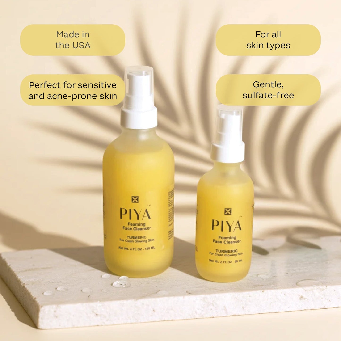PIYA Turmeric Foaming Cleanser