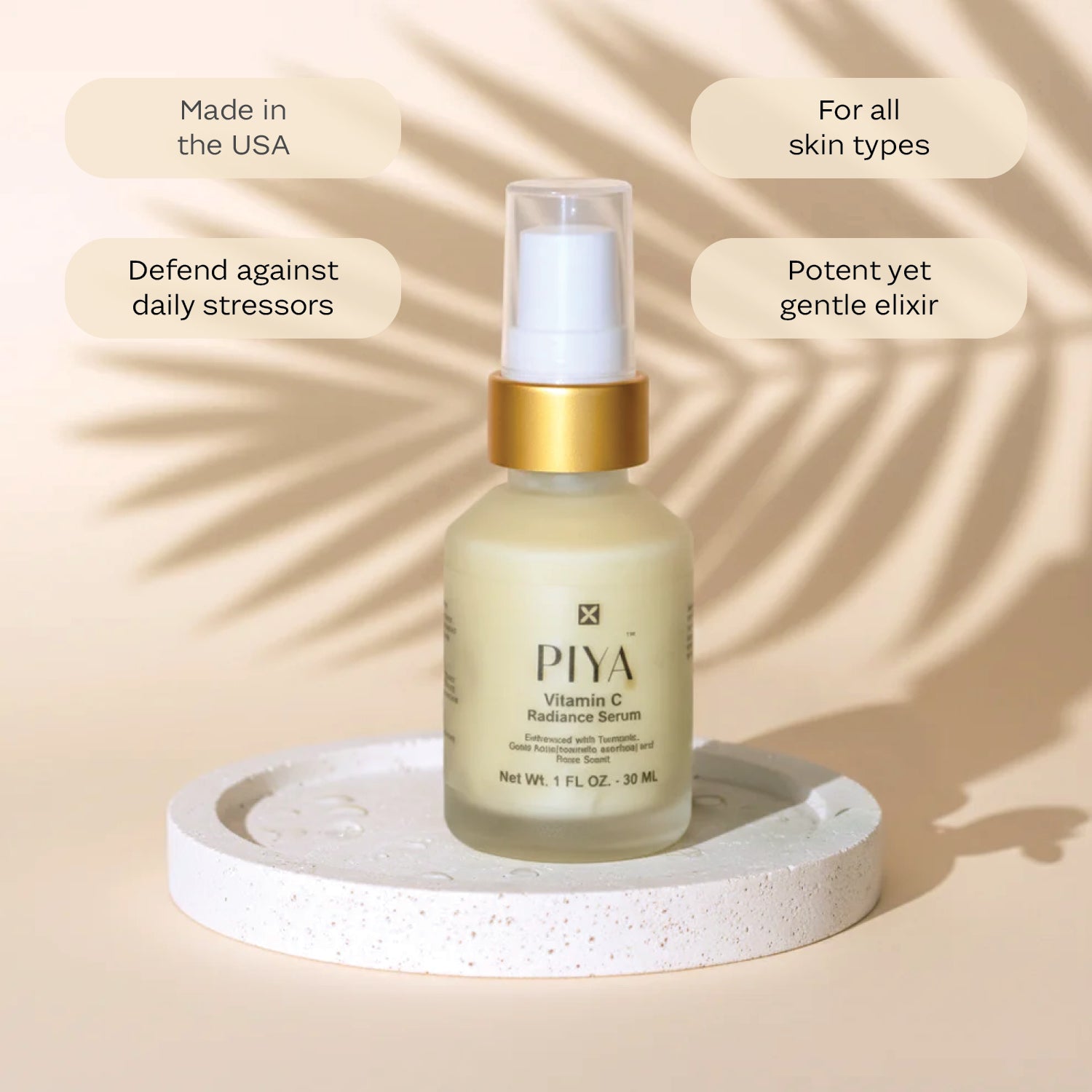PIYA Vitamin C Radiance Serum - Vegan America