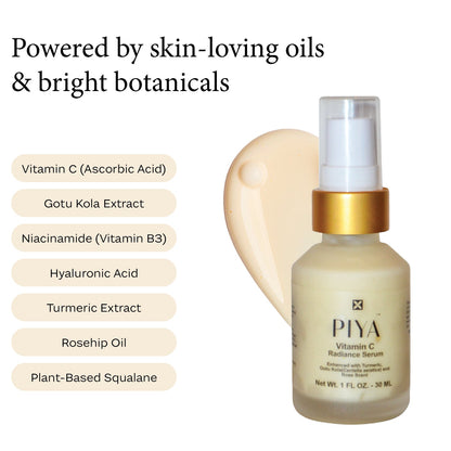 PIYA Vitamin C Radiance Serum - Vegan America