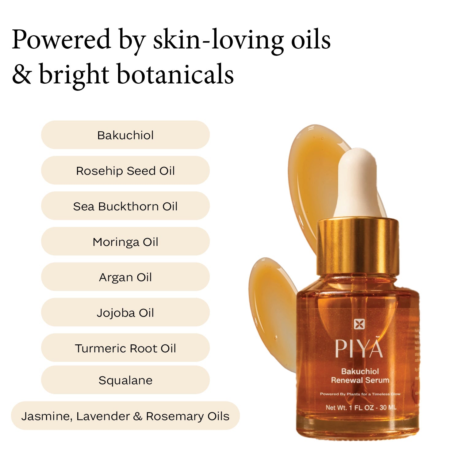 PIYA Bakuchiol Renewal Serum - Vegan America