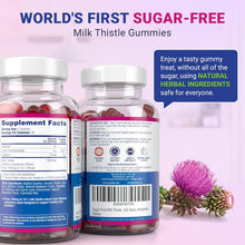 Sugar Free Milk Thistle Gummies for Liver Function, Detox & Cleanse, Hangover Relief - Vegan America