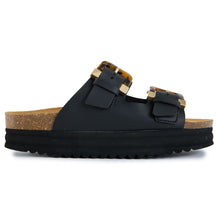 Plum Tortoiseshell Comfort Footbed Sandals - Vegan America