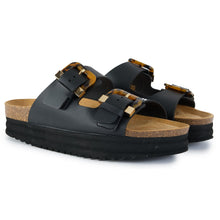 Plum Tortoiseshell Comfort Footbed Sandals - Vegan America