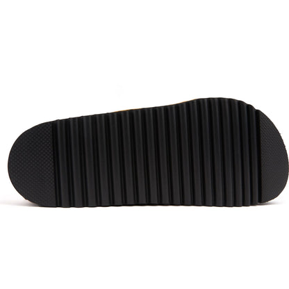 Plum Footbed Tortoiseshell Sandals - Vegan America