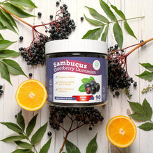 Elderberry Gummies With Zinc & Vitamin C - For Kids and Adults - 90 Gummy Supply - Vegan America