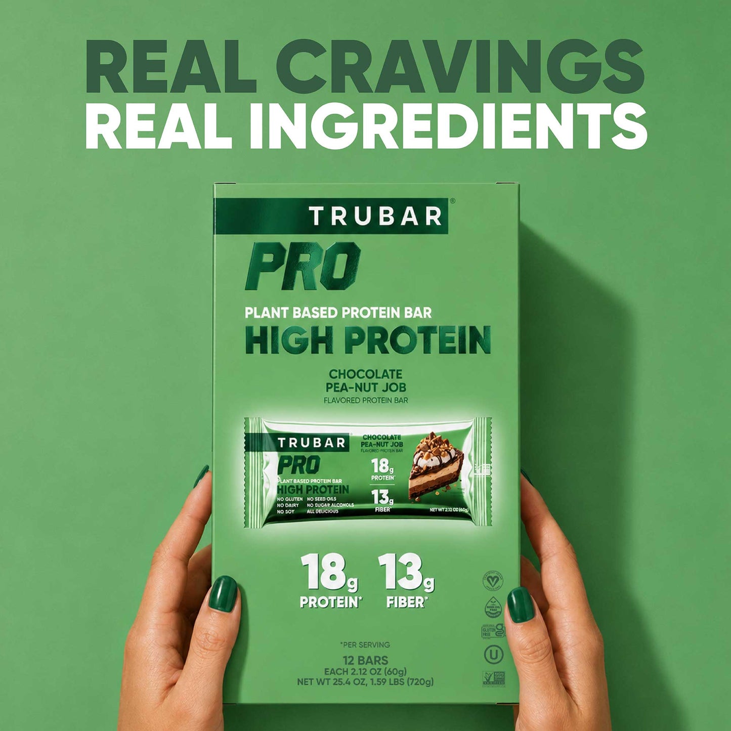 TRUBAR PRO Chocolate Pea-nut Job - Vegan America