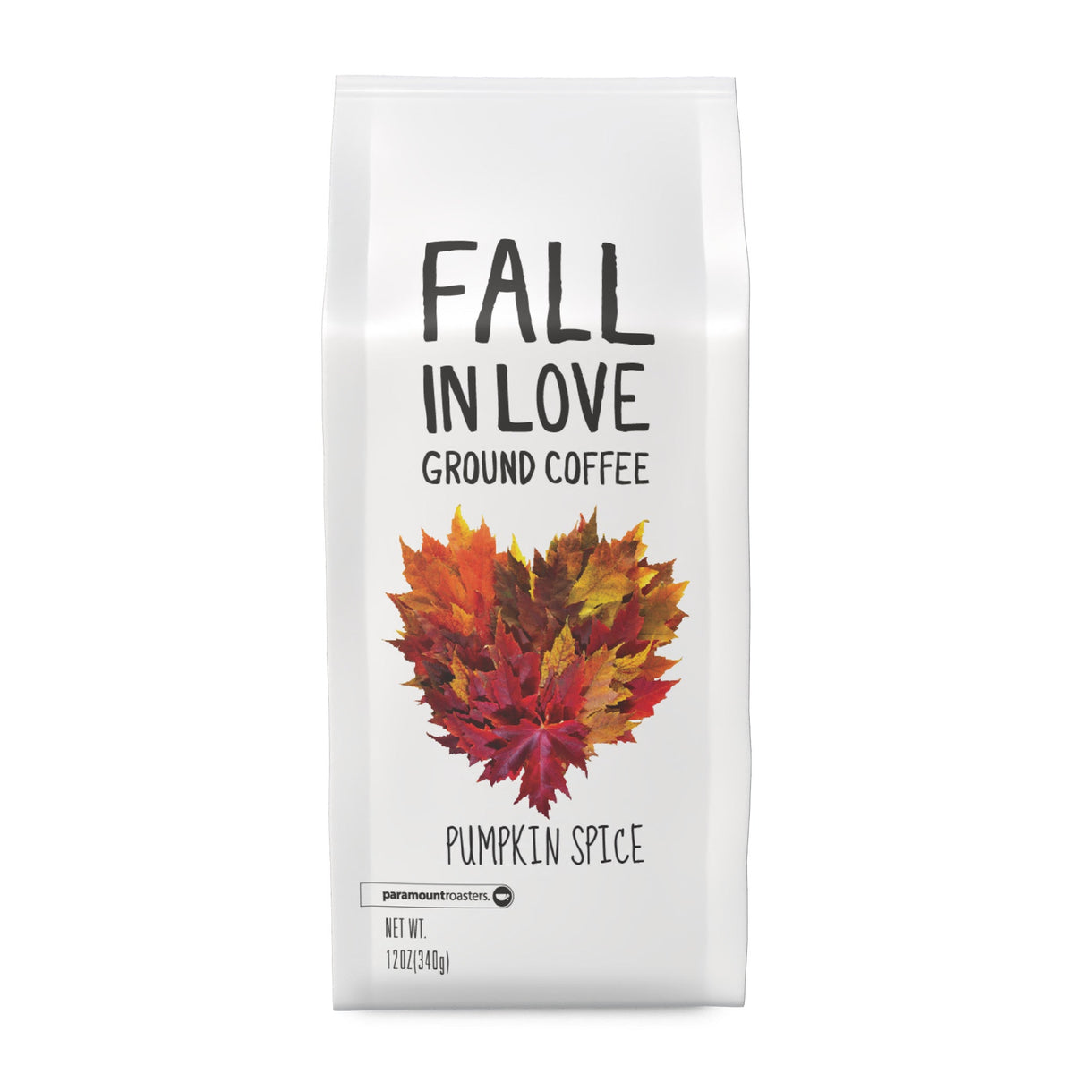 Fall in Love Pumpkin Spice 12oz Flavored Ground Coffee - Vegan America