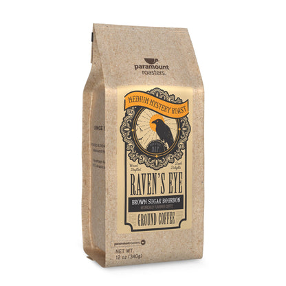 Halloween Raven Brown Sugar Bourbon 12 oz Flavored Ground Coffee - Vegan America