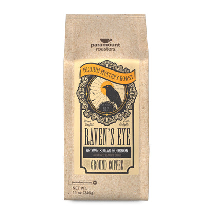 Halloween Raven Brown Sugar Bourbon 12 oz Flavored Ground Coffee - Vegan America