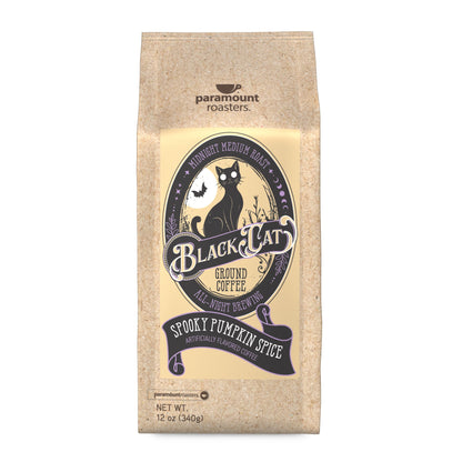 Halloween Raven Brown Sugar Bourbon 12 oz Flavored Ground Coffee - Vegan America