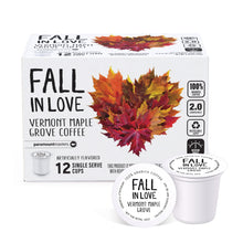 Fall in Love Vermont Maple Grove Flavored 12ct Single Serve Coffee