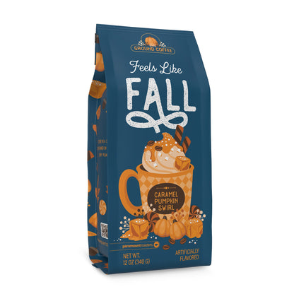 Feels Like Fall Caramel Pumpkin Swirl 12oz Flavored Ground Coffee