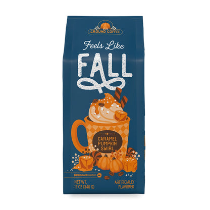 Feels Like Fall Caramel Pumpkin Swirl 12oz Flavored Ground Coffee