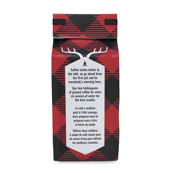 Happy Camper Brown Sugar Bourbon Flavored Ground Coffee - Vegan America