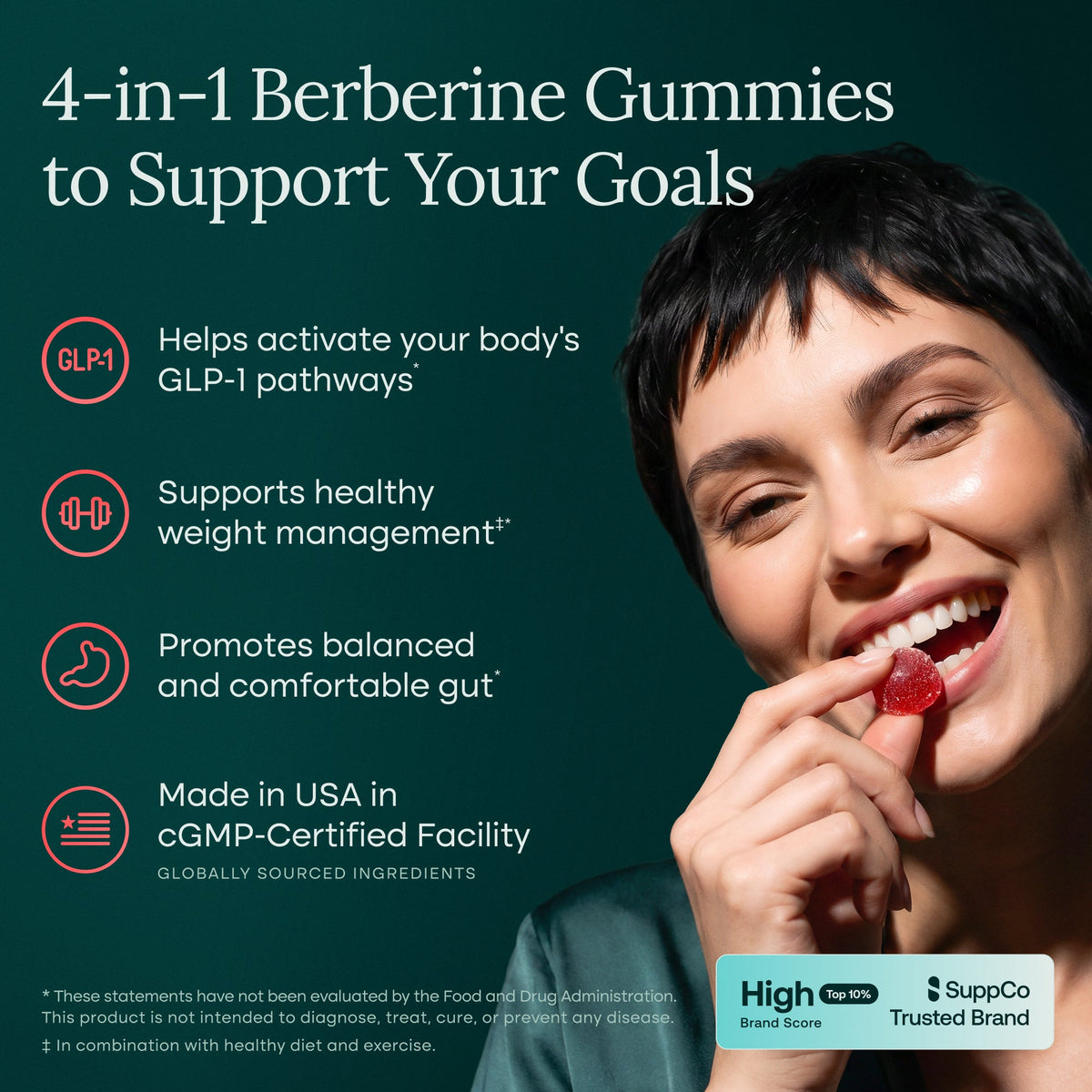 Berberine Watermelon Gummies with ACV, Ceylon Cinnamon, and Milk Thistle - Vegan America