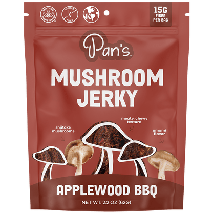 Applewood BBQ Mushroom Jerky - Vegan America